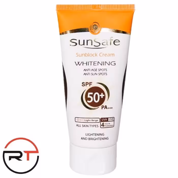 ضد آفتاب بژ روشن SPF50 روشن کننده سان سیف