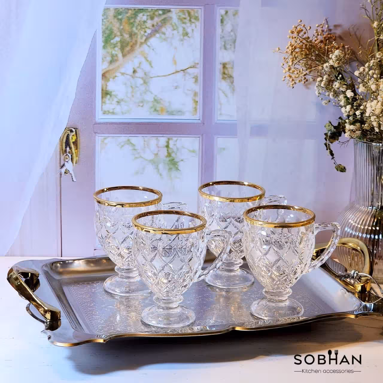 سینی استیل مستطیل دالبری