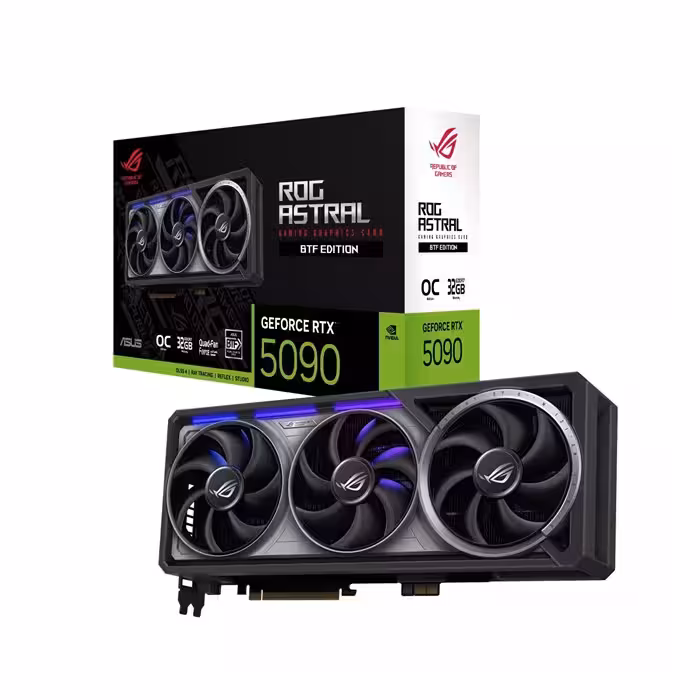 کارت گرافیک ایسوس ROG Astral BTF GeForce RTX 5090 32GB GDDR7
