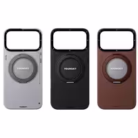 قاب برند Youngkit مدل Leather 360 Rotation Ring Stand Case Magsafe، مناسب برای Apple iPhone 17 Pro Max