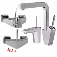 ست شیرالات شودر مدل تیفانی کروم