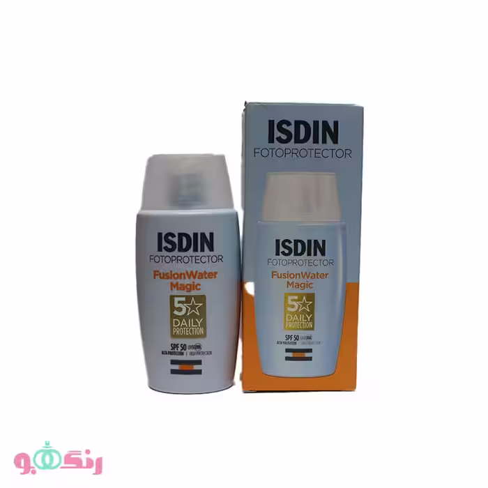 ضدآفتاب مجیک ايزدين Isdin مدل Fusion Water Magic SPF 50 حجم 50 ميل