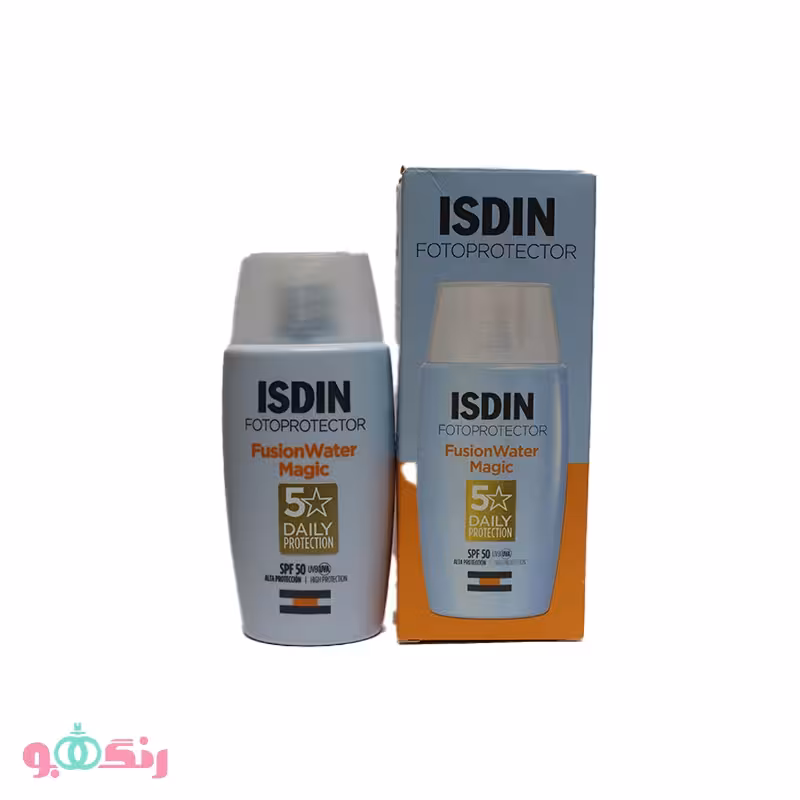 ضدآفتاب مجیک ايزدين Isdin مدل Fusion Water Magic SPF 50 حجم 50 ميل