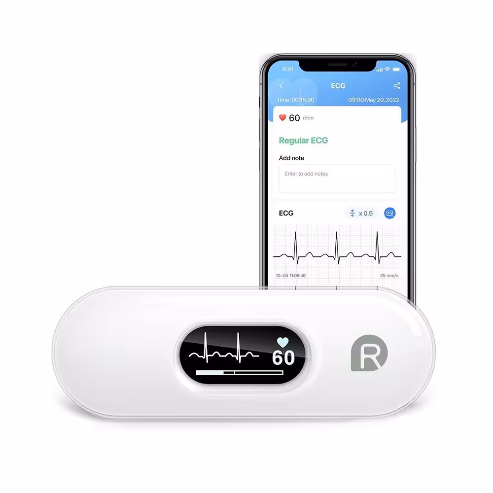 مانیتور قلب و ترکر نمایش ضربان قلب پیشرفته برند Wellue DUOEK-S