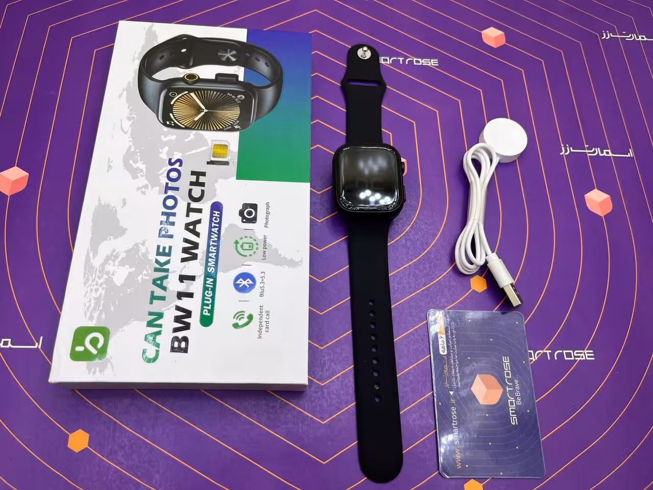 ساعت هوشمند سیم کارتخور و بلوتوثی و دوربین دار مدل BW11 WATCH