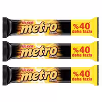 شکلات مترو با مغز بادام و کارامل اولکر – 50 گرم بسته 3 عددی