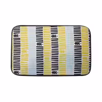 مارگارت نم گیر کنار سینک 40*60 طرح راه راه مشکی زرد