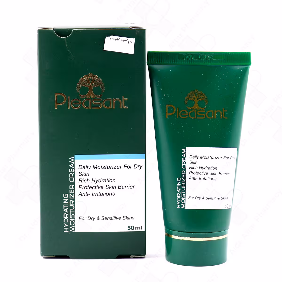 کرم آبرسان و مرطوب کننده 24 ساعته صورت مناسب پوست خشک و حساس پلزنت 50 میلی لیتر