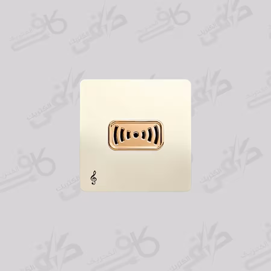 کلید و پریز آسیا | زنگ بیزر کریستال صدفی اسیا