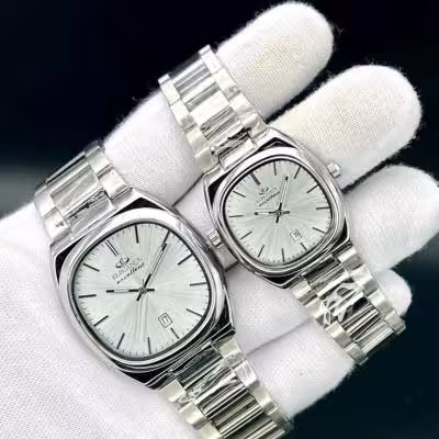 ست ساعت الگانس زنانه و مردانه استیل Elegance