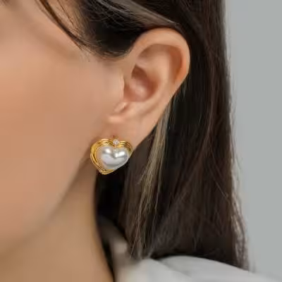 گوشواره رادیوم میخی جنس کوپر sku166