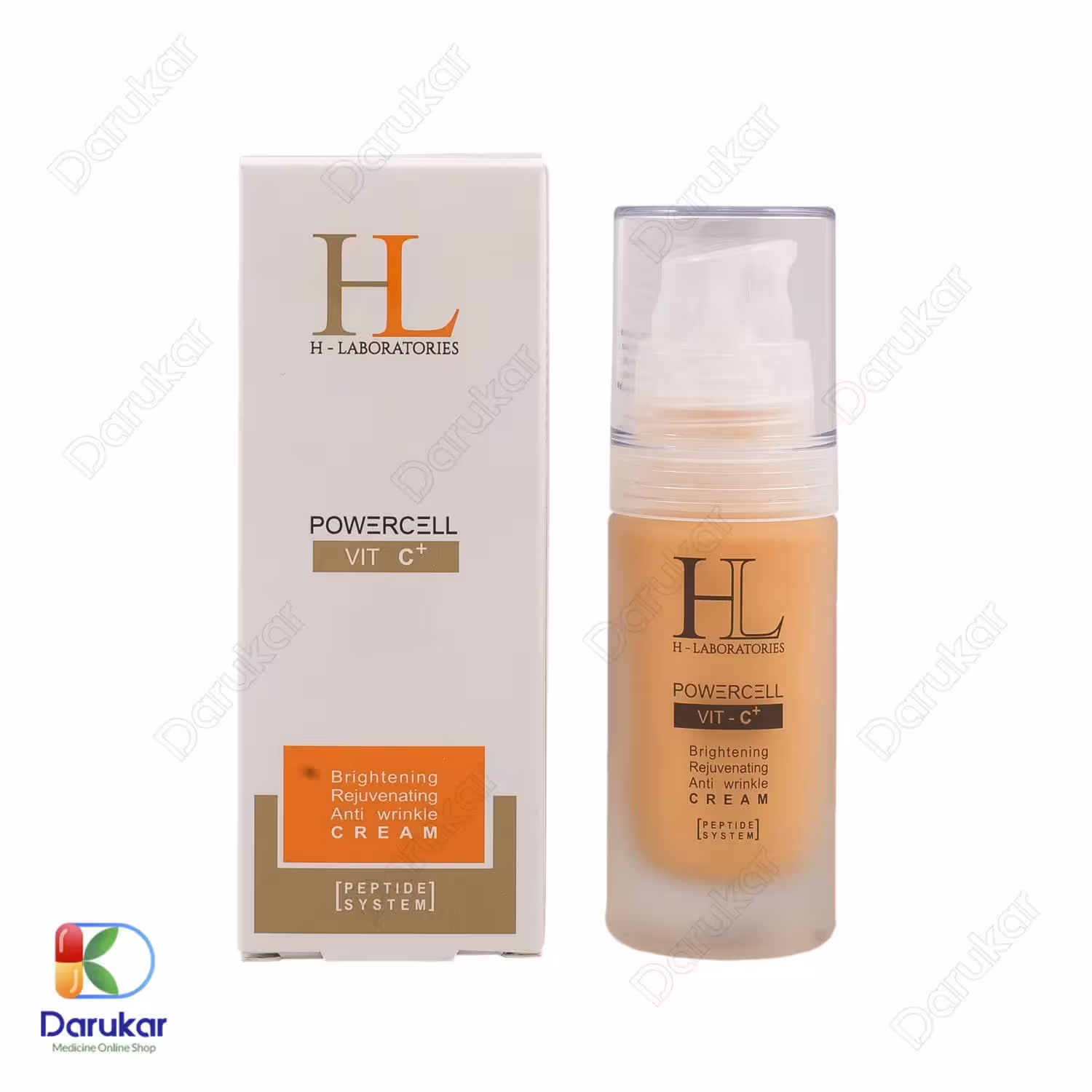 کرم روشن کننده صورت ویتامین سی اچ لابراتوریس