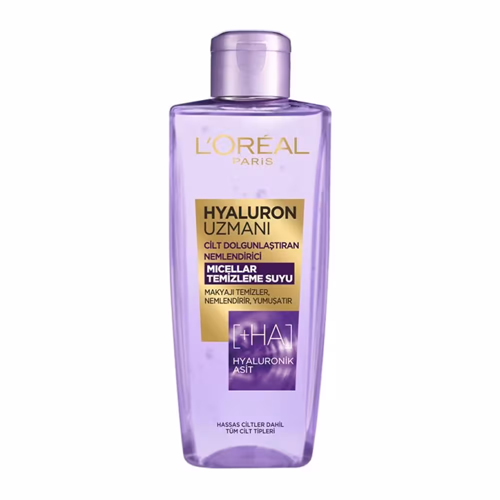 محلول میسلار واتر لورآل مدل Hyaluronic مناسب انواع پوست 200 میل