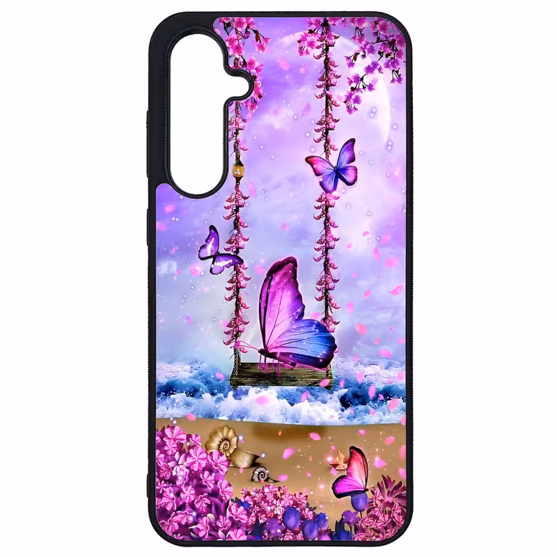 کاور طرح پروانه کد G-028 مناسب برای گوشی موبایل سامسونگ Galaxy S23 FE | دیجی قاب دونی