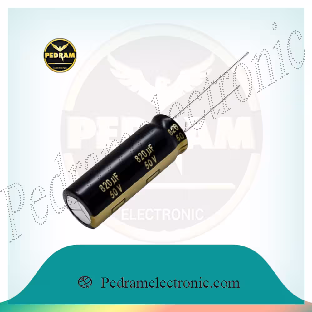 خازن 820 میکروفاراد 50 ولت – 820MF 50V