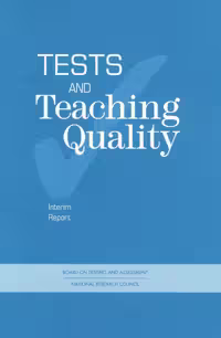 خرید و دانلود نسخه کامل کتاب Tests and Teaching Quality (Compass Series)