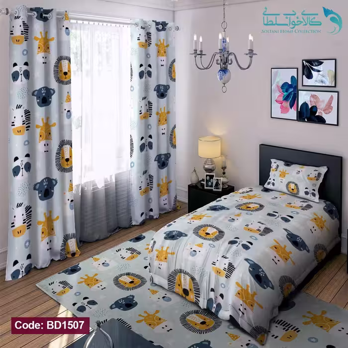 روتختی طرح حیوانات یکنفره کد BD1507