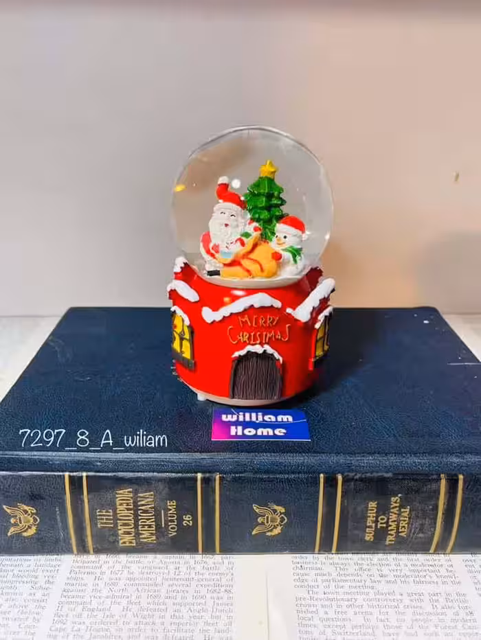 گوی موزیکال کریسمس،سایز متوسط7297-8-A