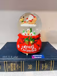 گوی موزیکال کریسمس،پمپی چرخشی6941-5-B