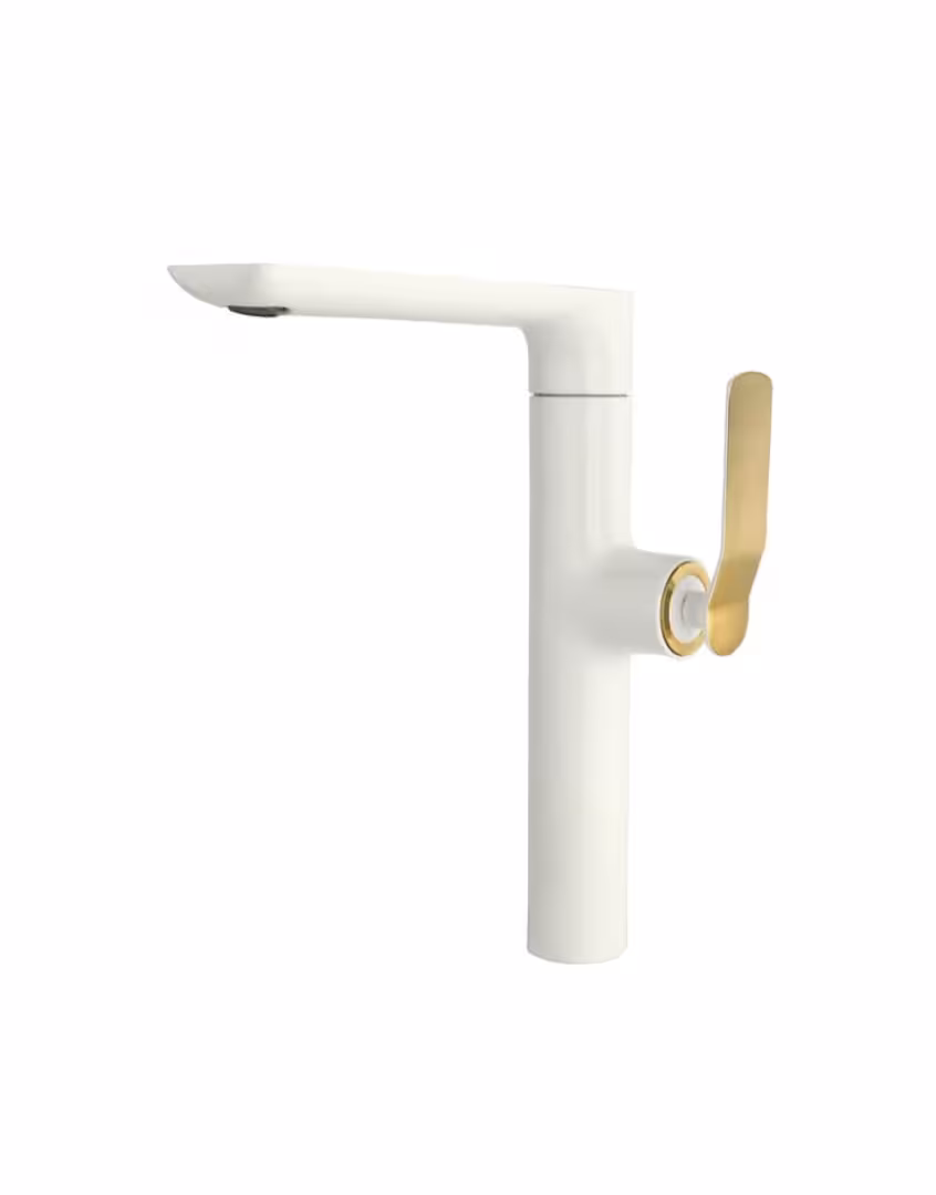 شیر ظرفشویی راسان مدل ویولت سفید طلایی