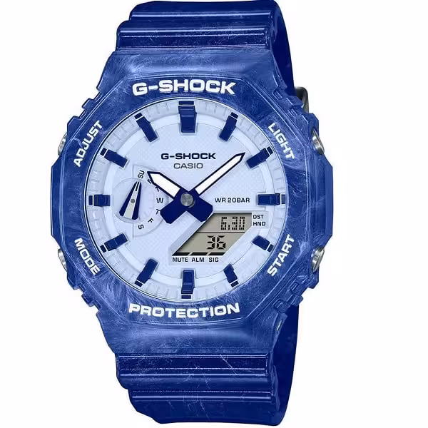 ساعت مردانه کاسیو جیشاک مدل CASIO G-SHOCK GA-2100BWP-2ADR
