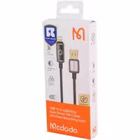 کابل شارژ سریع لایتنینگ 3 آمپر قطع کن اتومات برند مک دودو مدل CA-6590