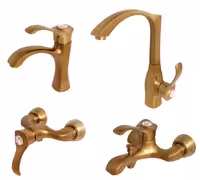 ست شیرالات شیبه مدل تابان طلایی مات (ارسال رایگان)