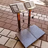 ترازو باسکول 150 کیلویی تاشو کیبورد استیل