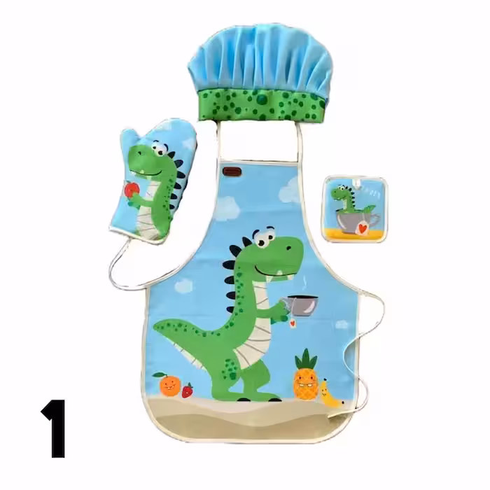 پیشبند و کلاه بچه گانه