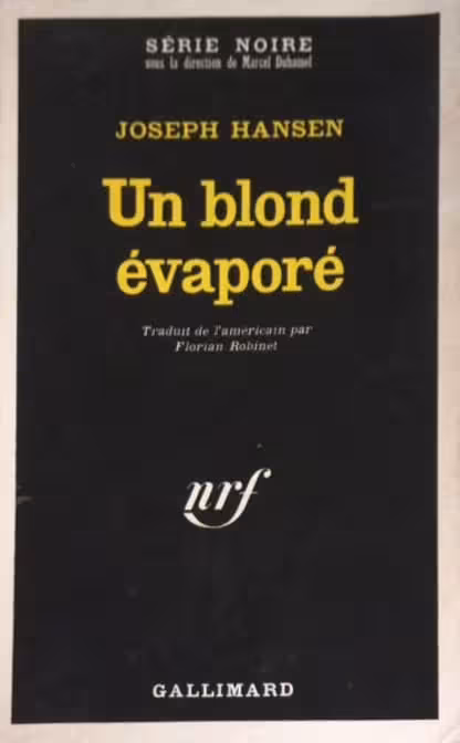 Un blond évaporé | Joseph Hansen