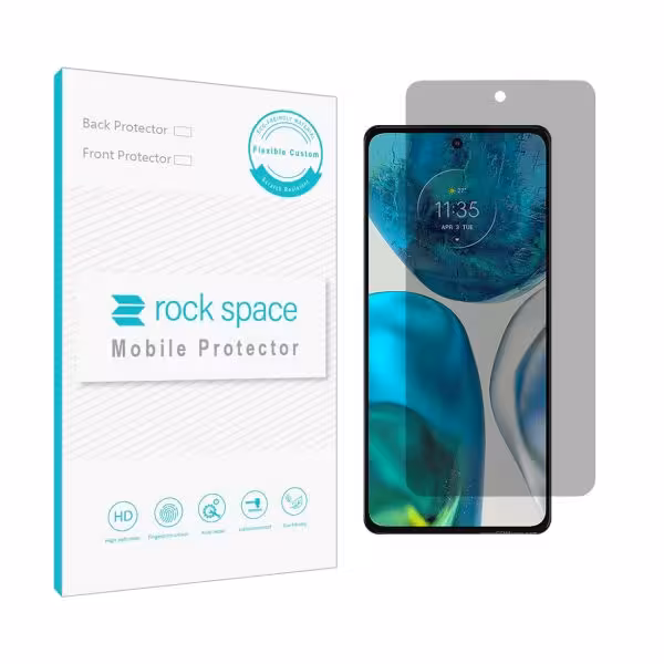 گلس موتورولا Moto G52 مدل نانو هیدروژل پرایوسی برند راک اسپیس کد S