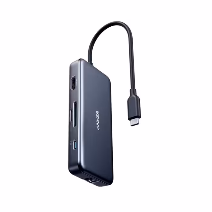 هاب 7 پورت ANKER USB-C مدل A8346 - خاکستری