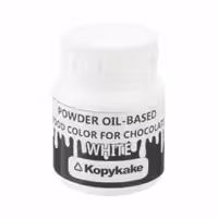 رنگ پودری سفید محلول در روغن کپی کیک