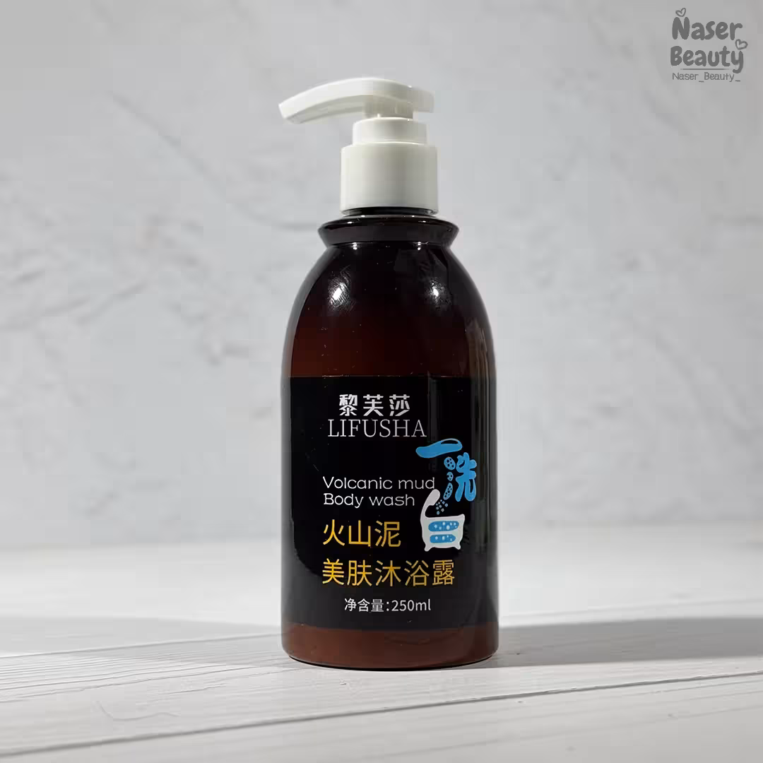 شامپو سفید کننده صورت و بدن volcanic mud
