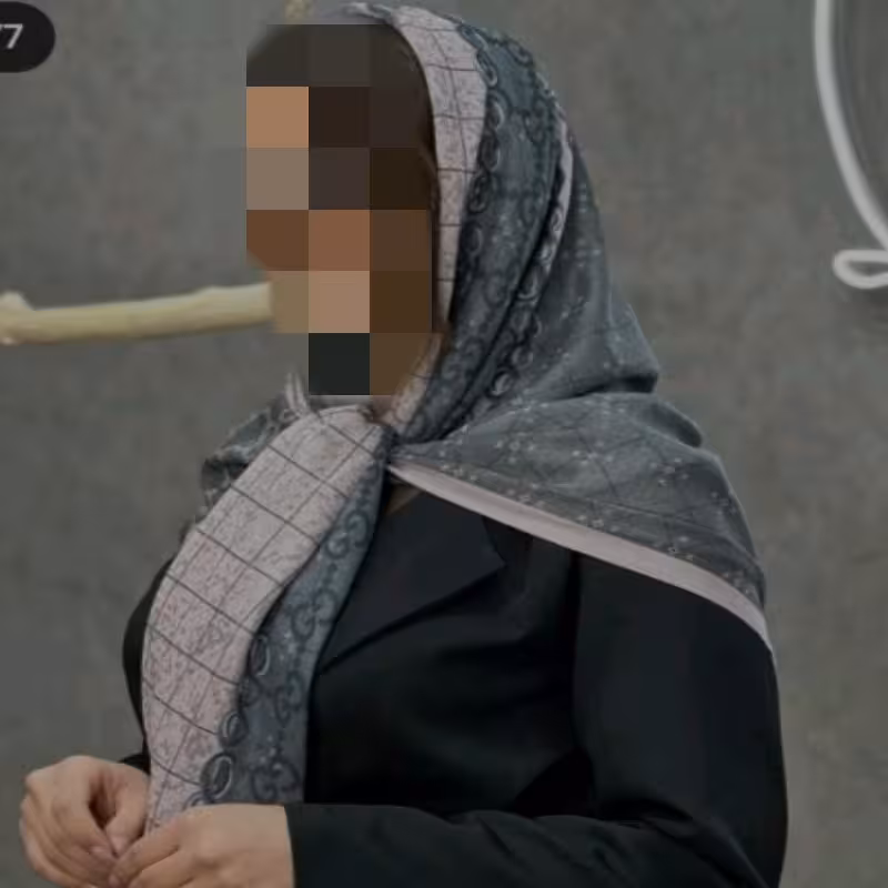 روسری دور دوز 