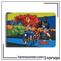 دفتر نقاشی قهرمانان برند لانگو