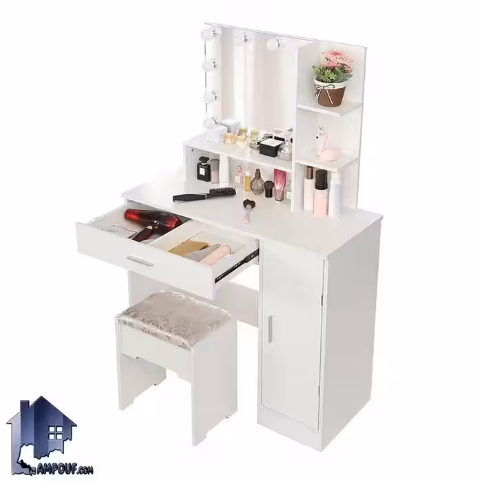 میز آرایش لامپ دار DJ536