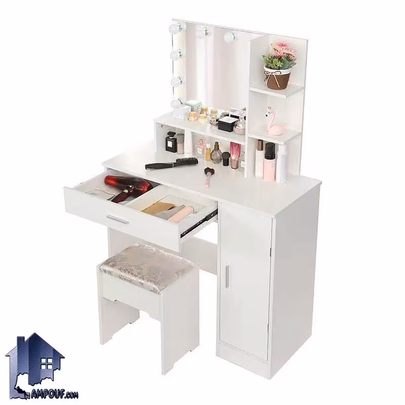 میز آرایش لامپ دار DJ536