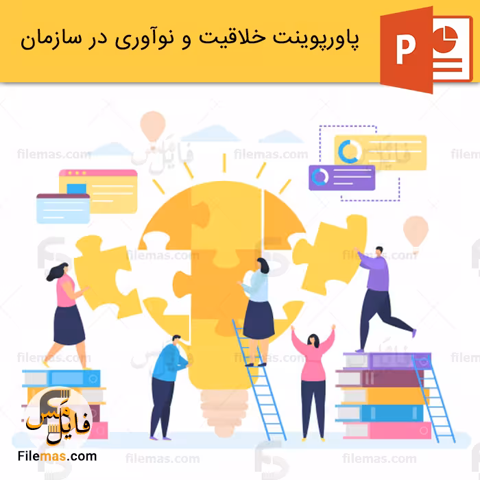 پاورپوینت خلاقیت و نوآوری در سازمان و بررسی ویژگی های آن