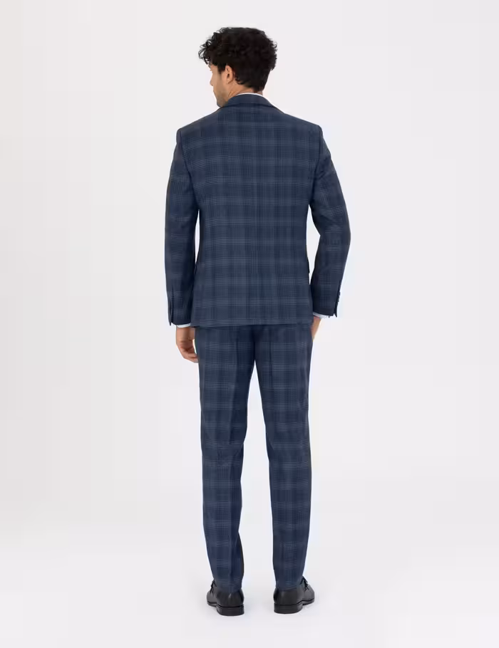 کت و شلوار مردانه سرمه ای پیرکاردین