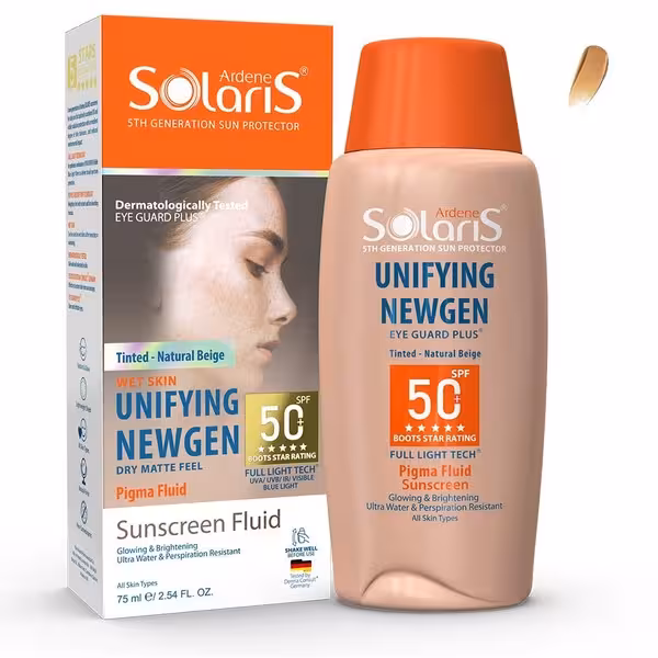 فلوئید ضد آفتاب ضد لک بژ طبیعی سولاریس  Solaris SPF-50