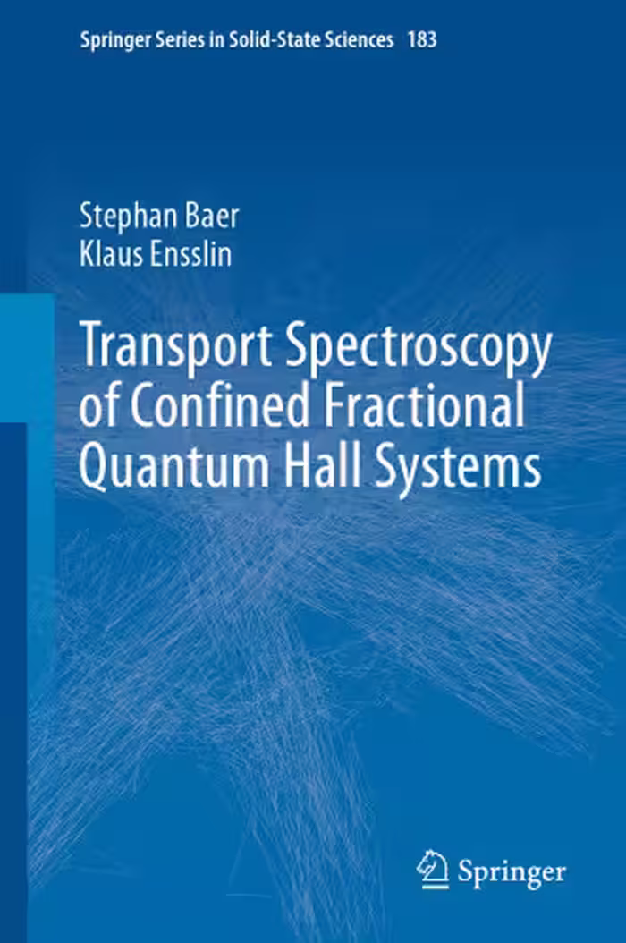 خرید و دانلود نسخه کامل کتاب Transport Spectroscopy of Confined Fractional Quantum Hall Systems