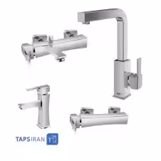 ست شیرآلات شودر مدل ایمپرو کروم | تپس ایران فروشگاه آنلاین شیرآلات
