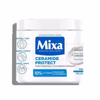 کرم تقویت کننده و رطوبت‌رسان پوست خیلی خشک میکسا حاوی سرامید حجم 400 میل Mixa