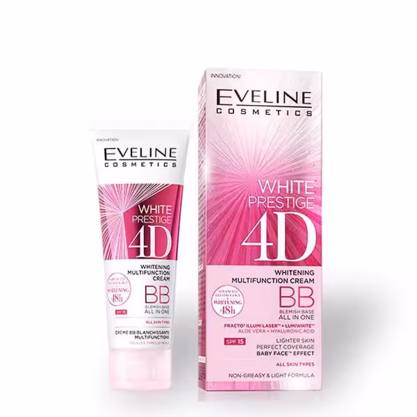 BB کرم روشن کننده اولاین ( EVELINE-4D BB cream )