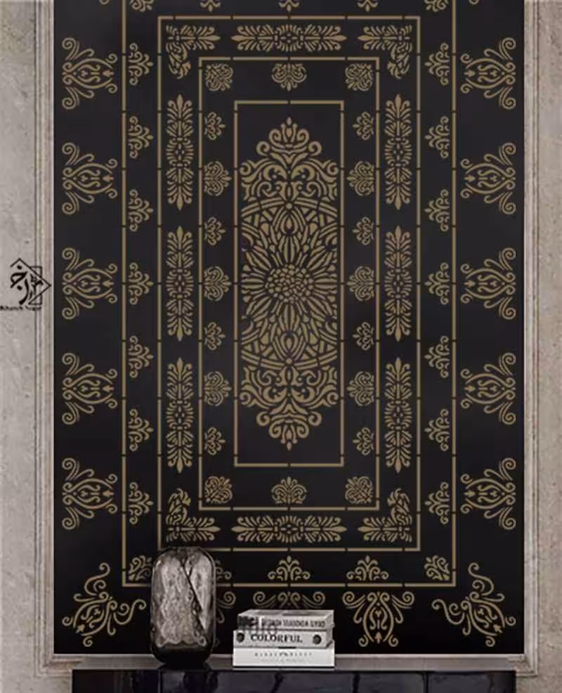 شابلون کلاسیک طرح فرش کد 468