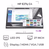 مانیتور استوک HP EliteDisplay E27q G4 رزولوشن 2K