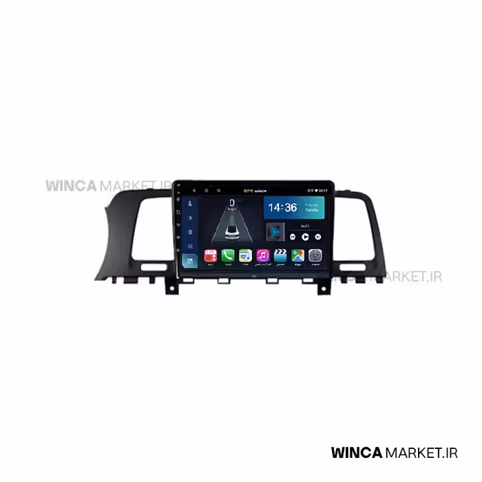 مانیتور اندروید نیسان مورانو سری S500 BLU-RAY مدل GM855 برند وینکا WINCA