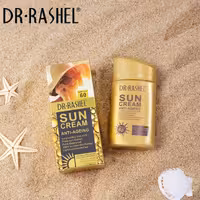 کرم ضد آفتاب طلا کلاژن ضد پیری دکتر راشل SPF60