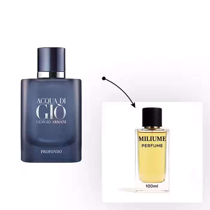 اسانس عطر Giorgio Armani Acqua di Giò Profondo برند Givaudan - کد 2469 - جورجیو آرمانی اکوا دی جیو پروفوندو 100ML - میلیوم پرفیوم